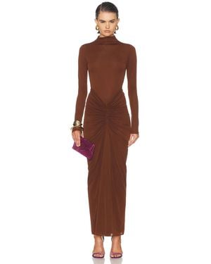 Ronny Kobo Scorpio Dress - Brown