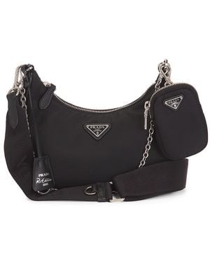Prada Re-Edition 2005 Re-Nylon Shoulder Bag - Black