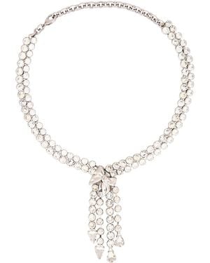 Alessandra Rich Crystal Necklace - Multicolor