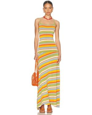 Solid & Striped The Lottie Dress - Metallic
