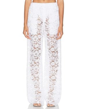 Ludovic de Saint Sernin Lace Boxer Pant - White