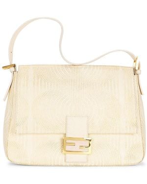Fendi Mama Baguette Shoulder Bag - Natural