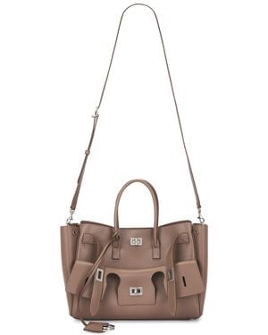Balenciaga Bel Air Small Carry Bag - Brown