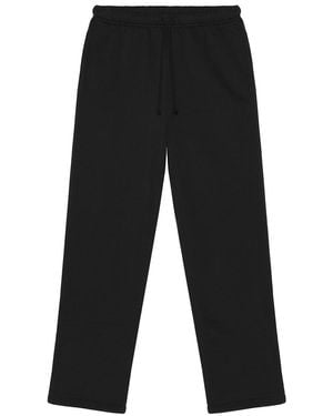 Skims Fleece Straight Leg Pant - Black