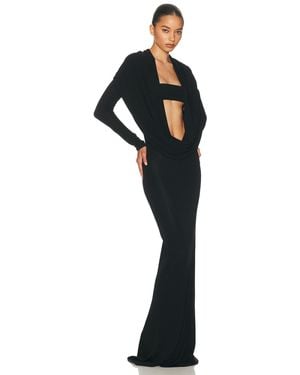 knee length dresses for ladies Helsa The Lotta Dress White Off-Shoulder Maxi main image 1
