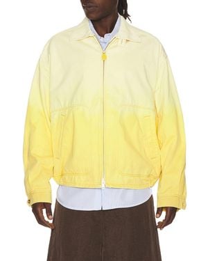 Beams Plus Short Blouson Gradation Print - Yellow
