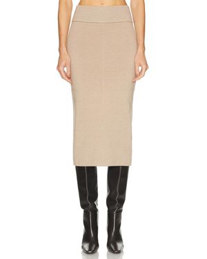 Jacquemus La Jupe Maille Doppio - Natural