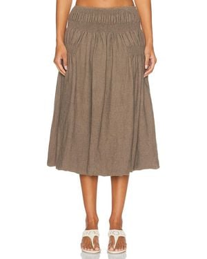 TG Botanical Raquel Skirt - Natural