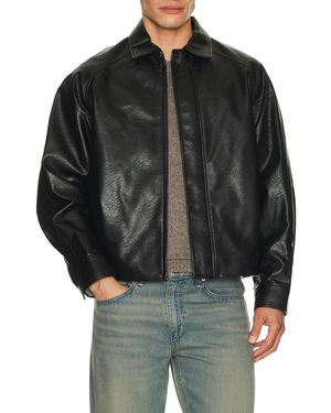 LE17SEPTEMBRE Faux Leather Jacket - Black