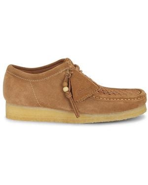 Clarks Wallabee Weave Pack - Brown