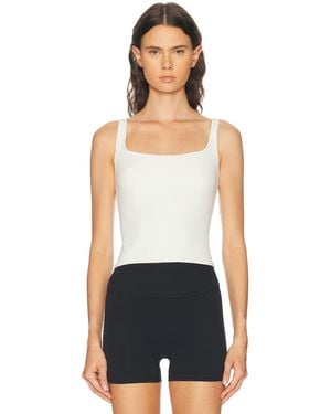 NikeSKIMS Matte Square Neck Tank Top - White