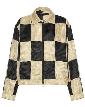 ANDERSSON BELL Patchwork Zip-Up Jacket - Black