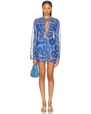 Shani Shemer Catherine Mini Dress - Blue