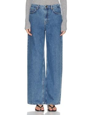 Skall Studio Willow 34 Wide Leg Jeans - Blue