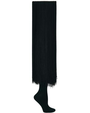 Alaïa Fringe High Sock - Black