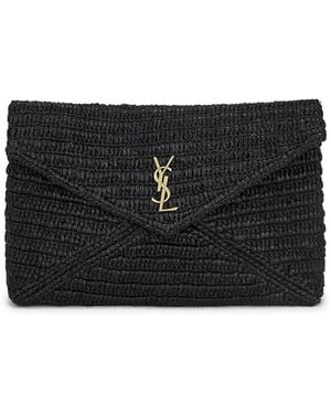 Saint Laurent Large Envelope Pouch - Black
