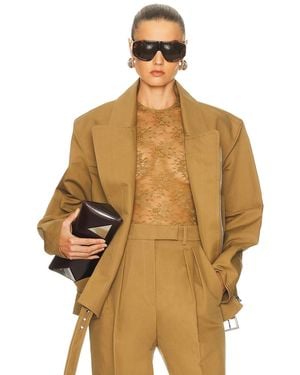 Alex Perry Biker Jacket - Green