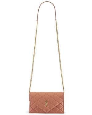 Saint Laurent Chain Wallet - White
