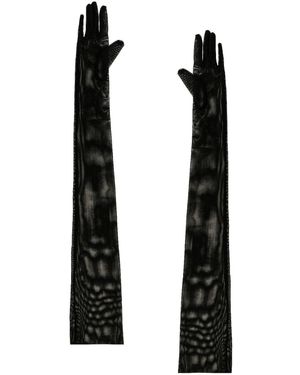 Norma Kamali Long Gloves - Black