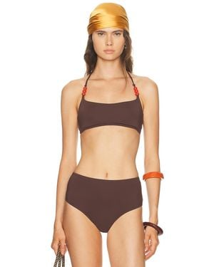 STAUD Laird Bikini Top - Black