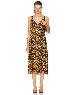 R13 Grunge Slip Dress - Multicolor