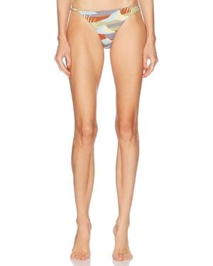 Ziah Twisted Side Bikini Bottom - Multicolor