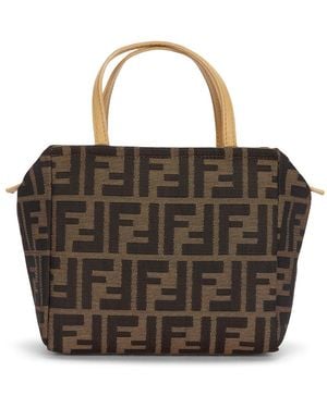 Fendi Zucca Tote Bag - Brown