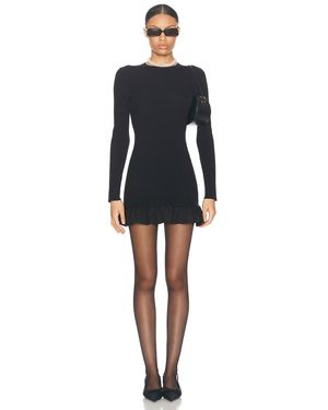 Simon Miller Otto Knit Poplin Combo Dress - Black