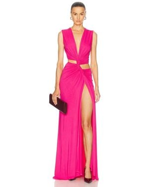 Sid Neigum Triple Loop Knit Dress - Pink