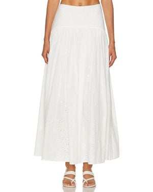 STAUD Procida Skirt - White