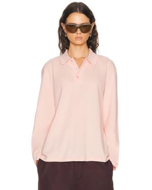 Flore Flore Diana Polo Top - Pink