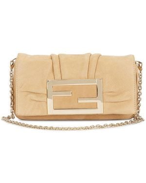 Fendi Mia Shoulder Bag - Natural