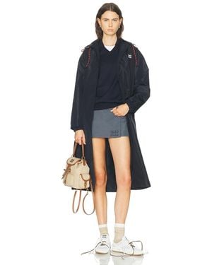 Miu Miu Long Coat - Blue