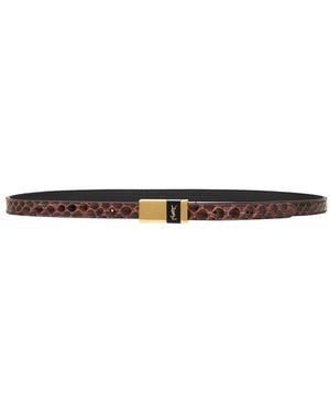 Saint Laurent Leather Belt - Multicolor