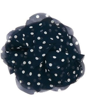 Helsa Silk Flower Pin - Blue