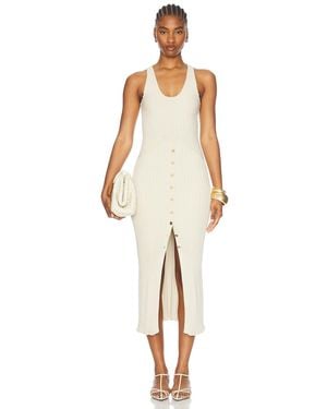 Rabanne Knitted Sleeveless Dress - White