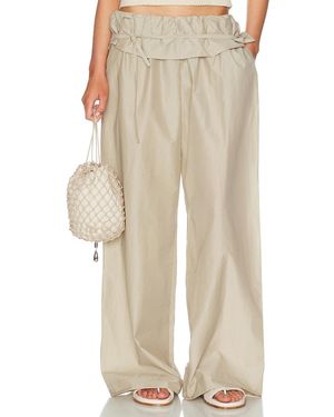 Magda Butrym Wide Leg Pant - Natural