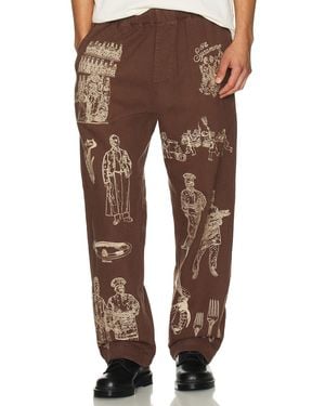 Samuel Zelig Restaurant Pant - Brown