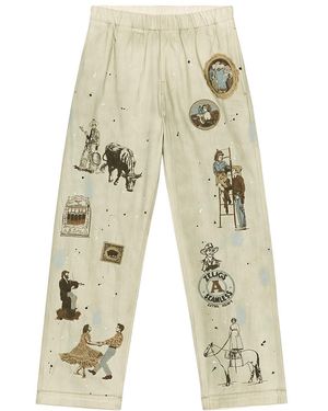 Samuel Zelig Western Pant - White