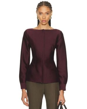 Adam Lippes Souline Top - Purple
