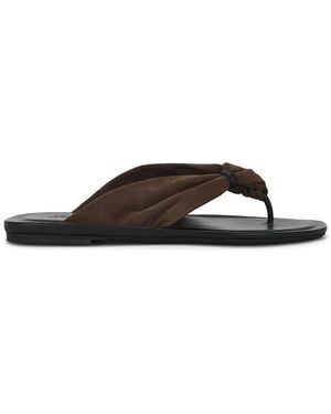 Loulou de Saison Akin Draped Sandal - Brown
