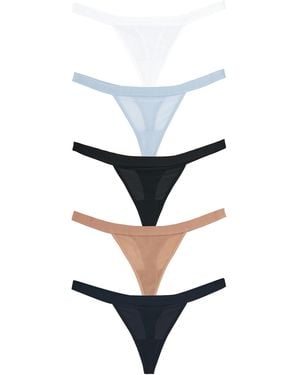 Negative Underwear Sieve Thong (5-pack) - White