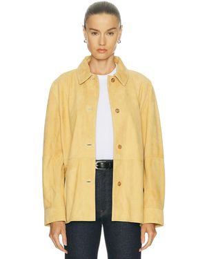 Jenni Kayne Suede Lennox Jacket - Yellow
