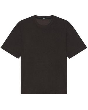 Theory Relaxed Soft Terry Tee - Black