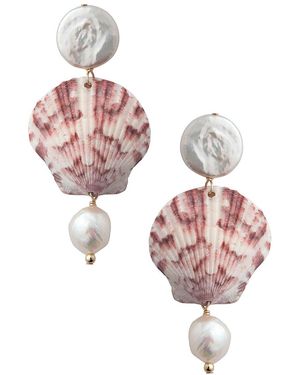 Eliou Ilha Earrings - White