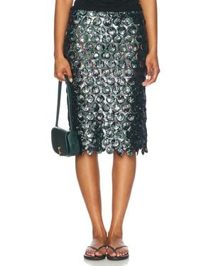 Christopher Esber Photon Crochet Skirt - Black