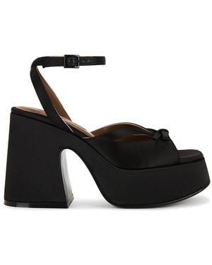 ShuShu/Tong Platform Sandal - Black