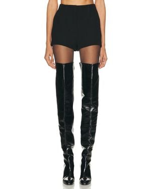 Mugler High Waisted Short - Black
