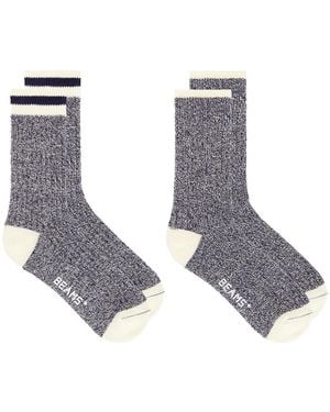 Beams Plus Rag Socks - Gray