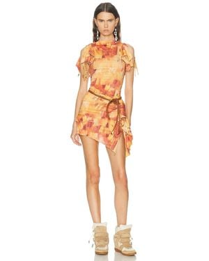 Isabel Marant Janick Dress - Orange